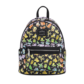 Multi Character All Over Print Pokemon Loungefly Mini Backpack