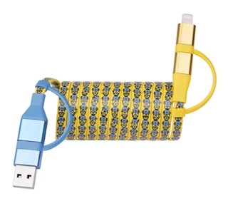 Lazerbuilt Minions 4-In-1 Charging Cable