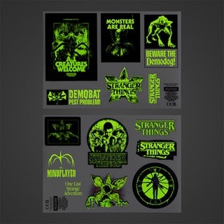 Stranger Things 5 Glow In The Dark Gadget Decals