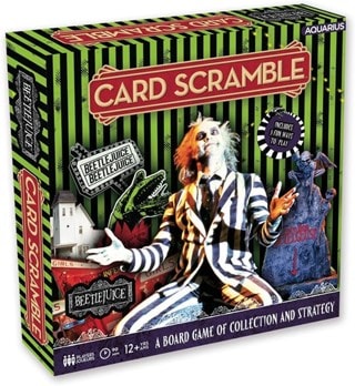 Beetlejuice Card Scramble Board Game