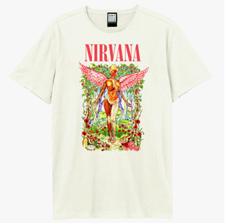 Nirvana In Utero Wilderness Vintage White Tee