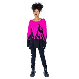 Flamethrower Heartless Ladies Fit Jumper