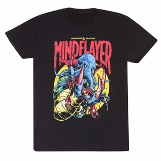 Mindflayer Colour Pop Dungeons & Dragons Black Tee