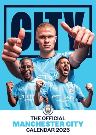 Manchester City FC 2025 A3 Calendar