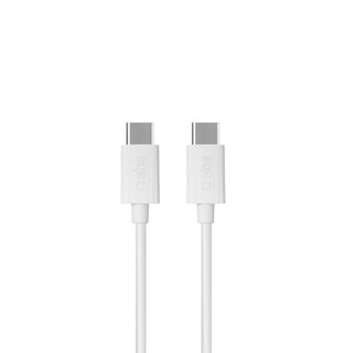 SBS Eco Range White USB-C to USB-C Cable 1.5m