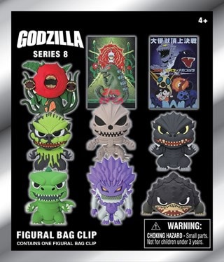 Godzilla Series 8 Bag Clips