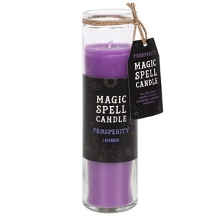 Lavender Prosperity Magic Spell Tube Candle