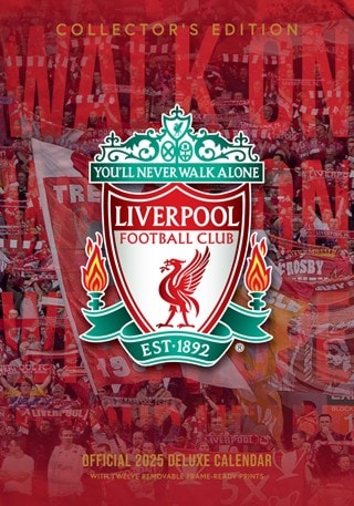 Liverpool FC 2025 A3 Calendar