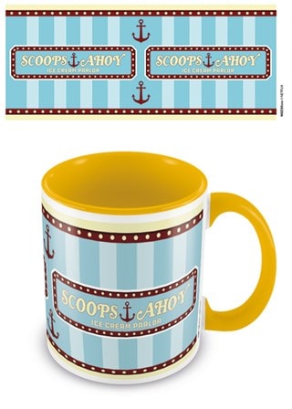 Coloured Inner Mug: Stranger Things: Scoops Ahoy Yellow