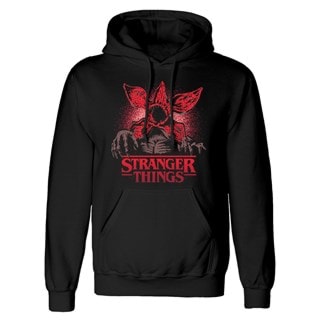 Pixel Demogorgon Stranger Things 5 Black Hoodie