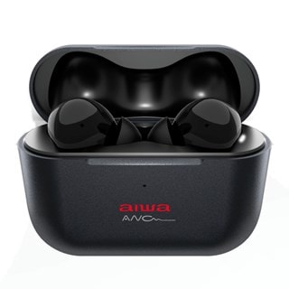 Aiwa EBTW-888ANC Black Active Noise Cancelling True Wireless Bluetooth Earphones