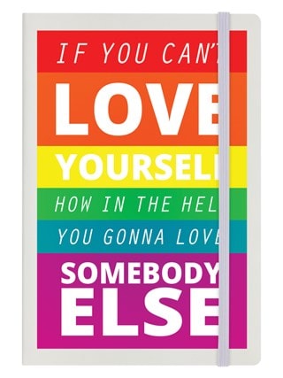 If You Can't Love Yourself Pride A5 Hard Cover Notebook
