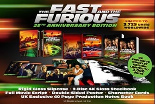 The Fast and the Furious 25th Anniversary Ultimate Collector's Edition with SteelBook
