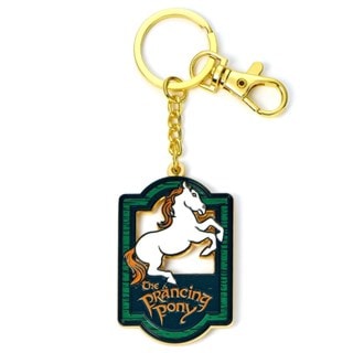 Prancing Pony Pub Sign Lord Of The Rings Keyring