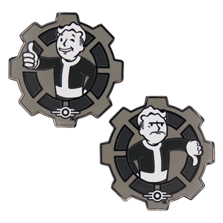 Fallout Black & White Decision Coin