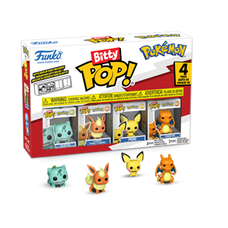 Bulbasaur Pokemon Funko Pop Bitty 4 Pack