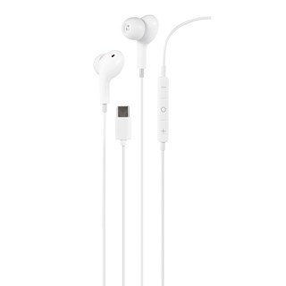 Streetz C220 White USB-C Earphones