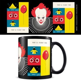 You Will Float Too IT Warner Brothers 100th Black Mug