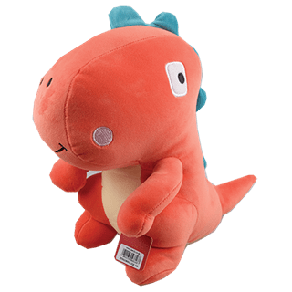 Yabu Retro Dino Pink Soft Toy