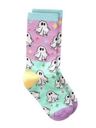 Galaxy Ghouls Twisted Soles Size 8-12 Socks