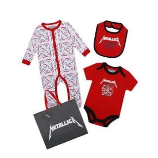 3 Piece Metallica Babywear Set