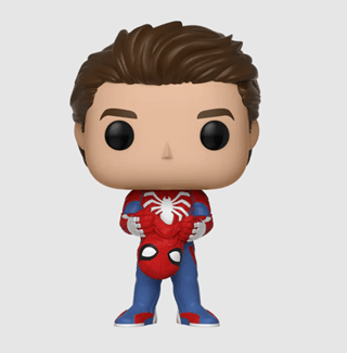 Unmasked Spider-Man 395 Spider-Man Funko Pop Vinyl