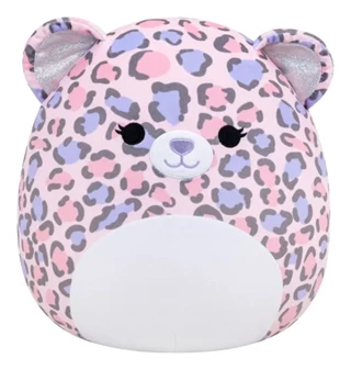 7.5'' Dallas Purple And Pink Spotted Leopard With White Belly  Squishmallows Plush