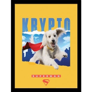 Krypto Superman Framed 30cm x 40cm Print