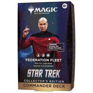 Star Trek Collector's Edition Commander Deck Federation Fleet Magic The Gathering Trading Cards