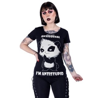 Antisocial Killer Panda Ladies Fit Tee