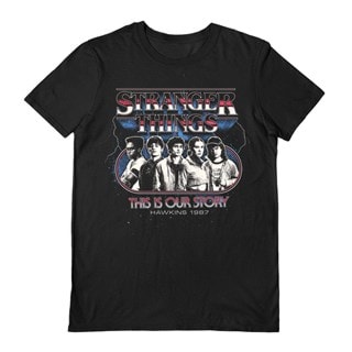 This Is Our Story Stranger Things 5 Black Tee