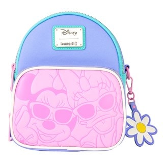 Daisy Duck & Minnie Mouse Convertible Loungefly Mini Backpack