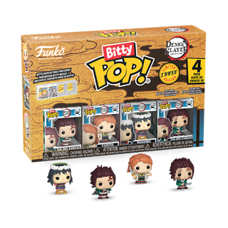 Tanjiro Kamado Demon Slayer Series 4 Funko Pop Bitty 4 Pack