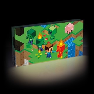 Minecraft Letterbox Light Up Canvas