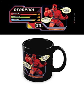 Video Game Deadpool Black Mug