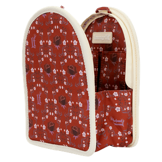 Cream & Red Floral Light-Up Loungefly Mini Backpack Insert Organizer