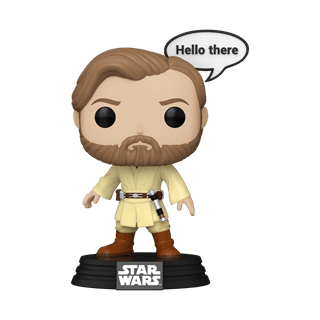 Obi-Wan Kenobi Hello There 781 Star Wars Sayings Funko Pop Vinyl