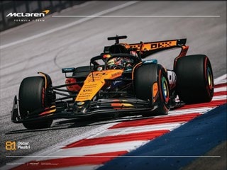 Oscar Piastri No 81 McLaren F1 30cm x 40cm Art Print