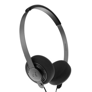 Gadhouse Wesley Retro Black/Silver Headphones
