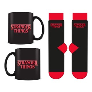 Logo Stranger Things 5 Mug & Sock Set