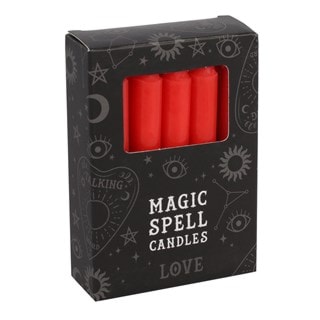 Red Spell Candle Set Of 12
