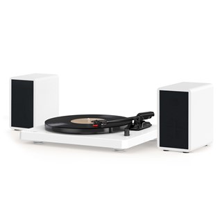 Mixx Audio Reunion White Bluetooth Turntable & Speakers (hmv exclusive)