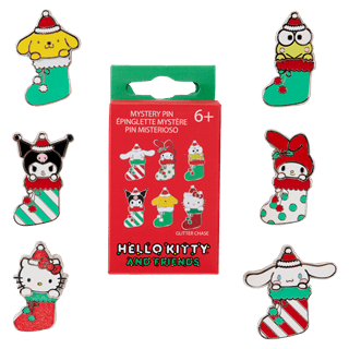 Sanrio Christmas Stocking Loungefly Mystery Box Pin