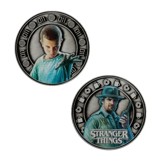 Eleven And Hopper Stranger Things Coin