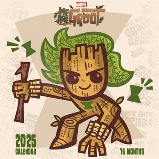 Groot Guardians of the Galaxy 2025 Square Calendar
