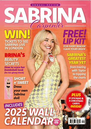 Sabrina Carpenter Annual Review Magazine