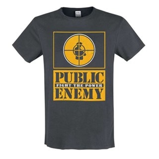 Public Enemy Fight The Power Charcoal Tee