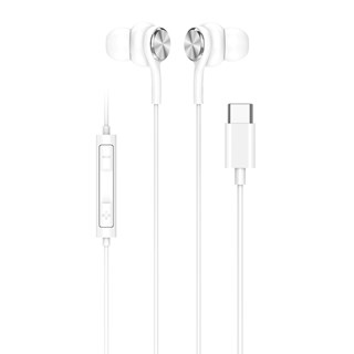 Walk Audio P502W White USB-C Earphones W/Mic