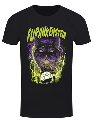 Furankenstein Horror Cats Black Tee