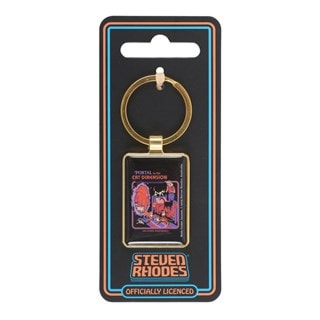 Portal To The Cat Dimension Steven Rhodes Keyring